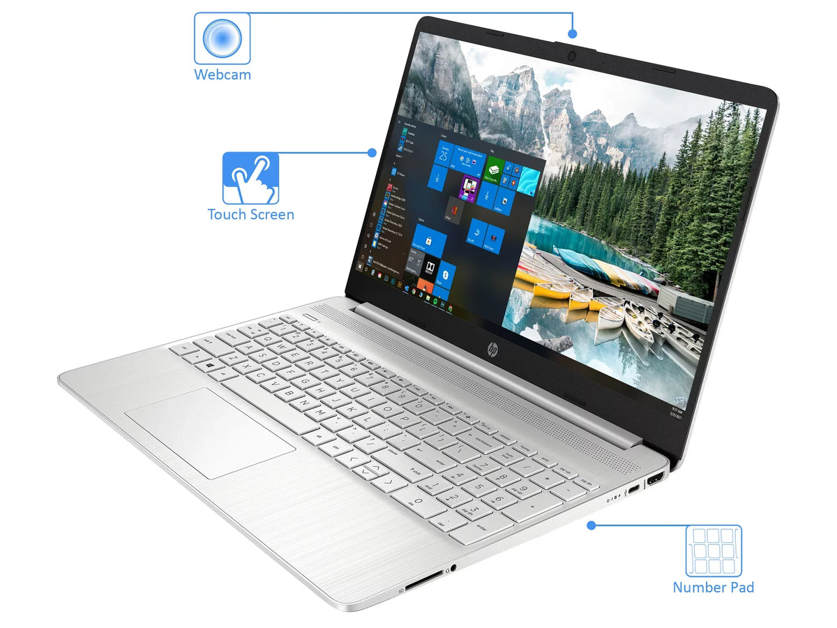 HD i3-1125G4 10 RAM, Home Wi-Fi, 16GB HP Laptop, 3.70GHz, 15.6" Bluetooth, 15 Intel Core 512GB Display, SSD, Windows S HDMI,