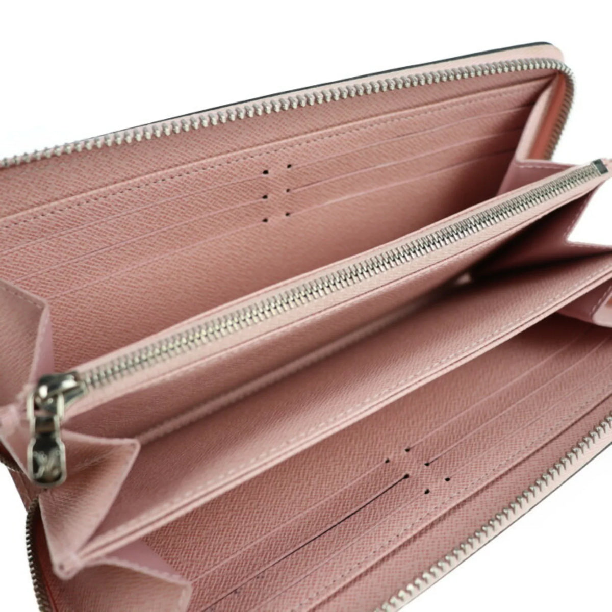 Wallet (Good) M61863 Zipper Zip Louis Vuitton Around Rose Epi Ballerine Round VUITTON Long Leather Pre-Owned Zippy LOUIS