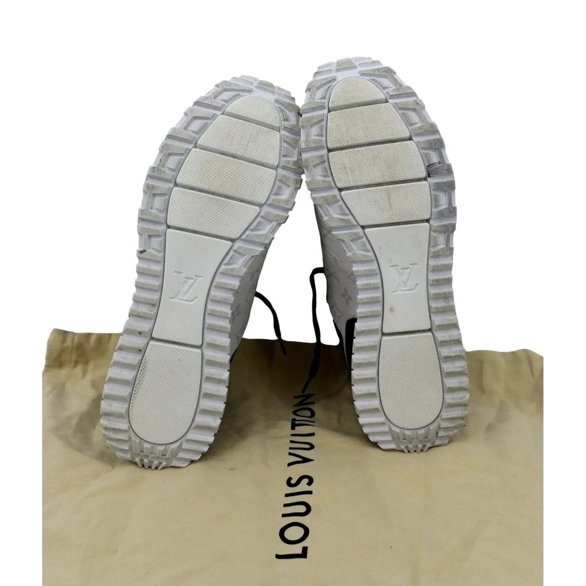 Pre-owned Runaway 9-9 VUITTON US LOUIS Monogram Sneakers Bicolor