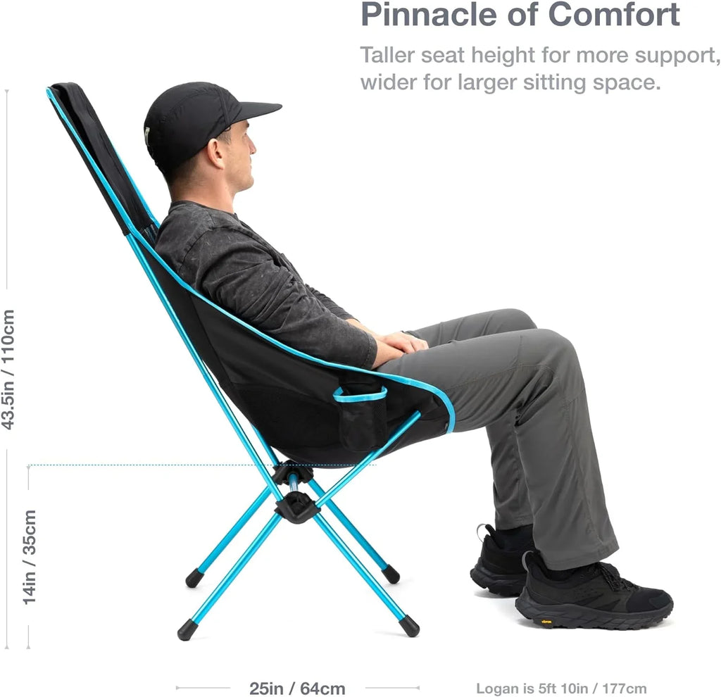 Collapsible Camp Savanna High-Back Chair YUNWEN