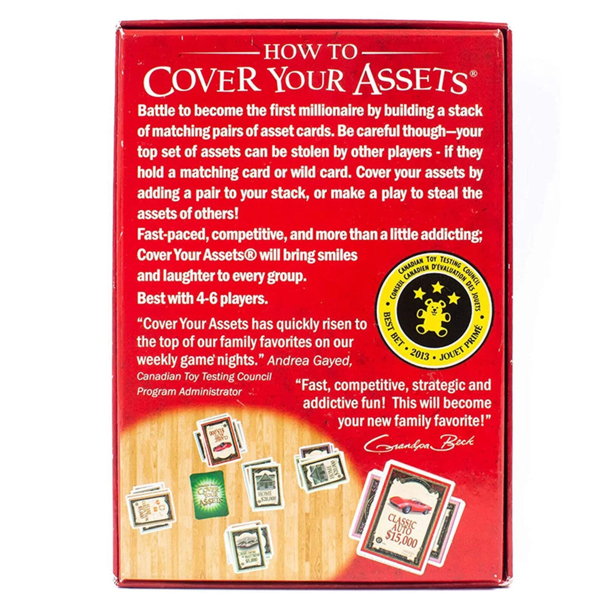 Family-Friendly Cover Toy Your Grandpa Card Game Assets Fun Set Collecting Becks