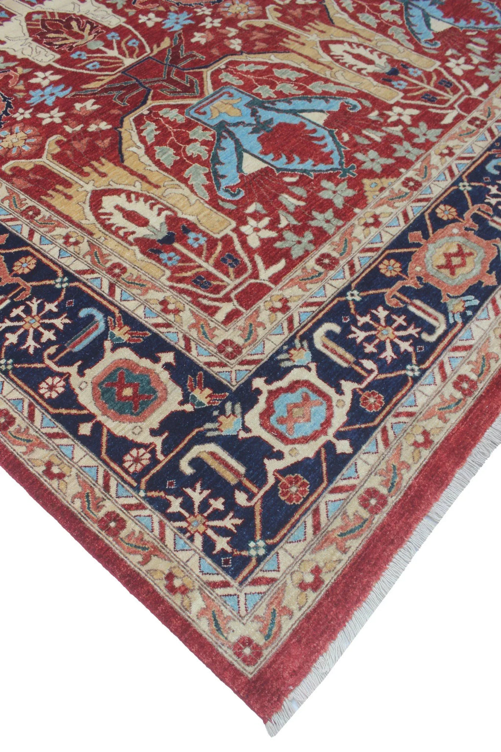 Rug, x Aria Rust/Blue Ramez 9'10" 13'7"