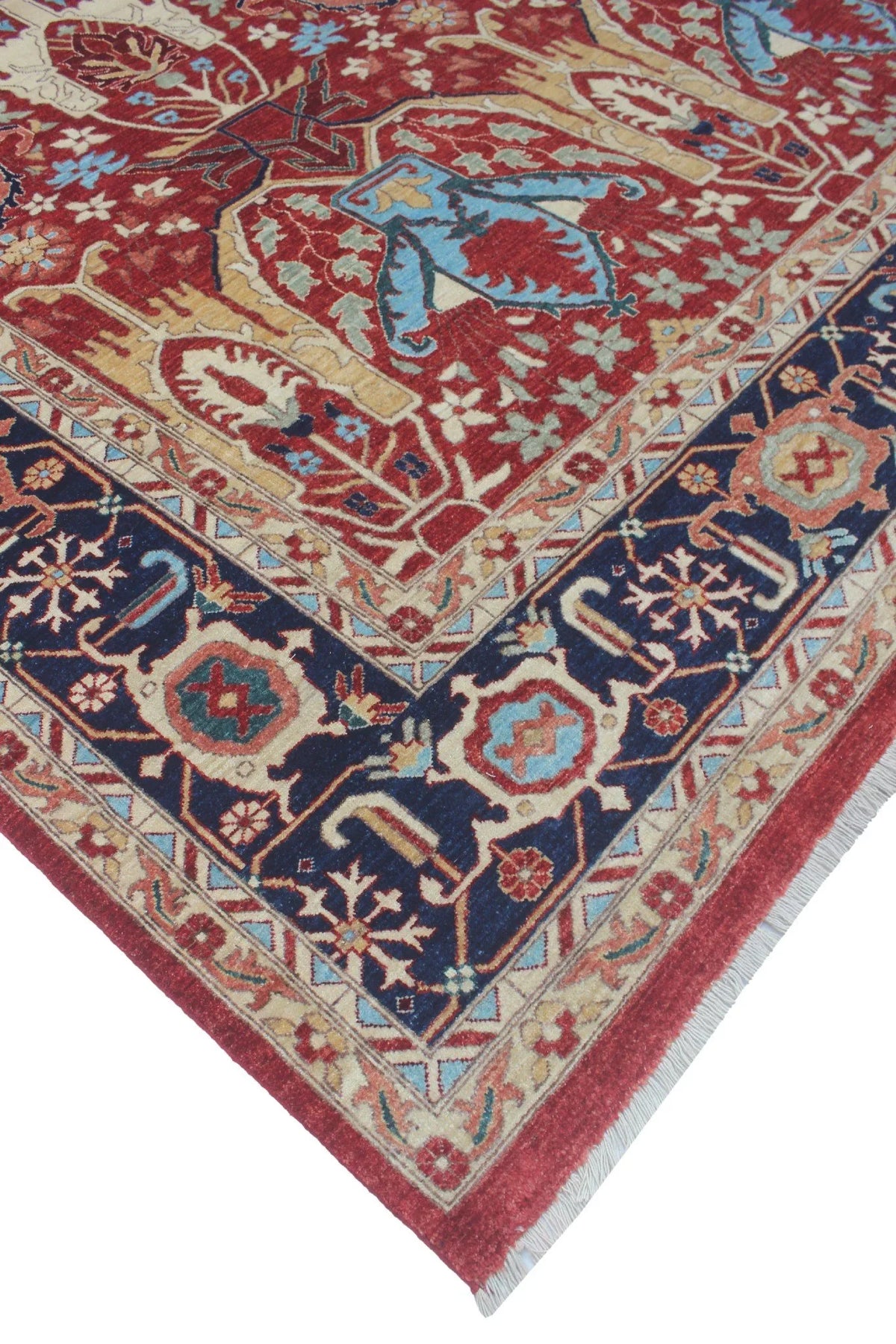 Rug, x Aria Rust/Blue Ramez 9'10" 13'7"