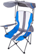 Original Camping, Foldable Canopy for and Kelsyus Grey/Blue Events, Tailgates, Outdoor Chair