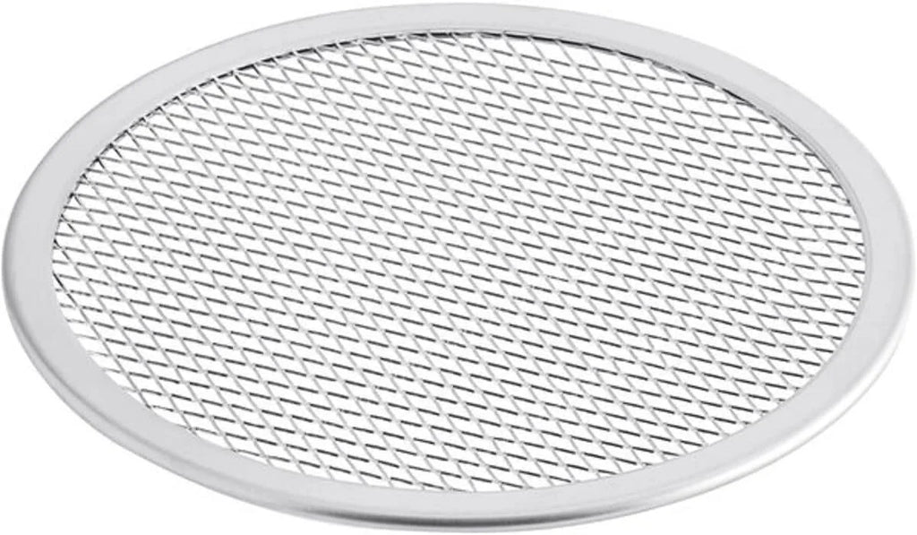 Tray Bakeware Seamless Pizza Set Screen 2 for & Tray Kitchen Home Baking Pan Restaurants Pizza TrueCraftware- 13” Round Round Screen of Baking Aluminum Pizza Pizzeria Rim-