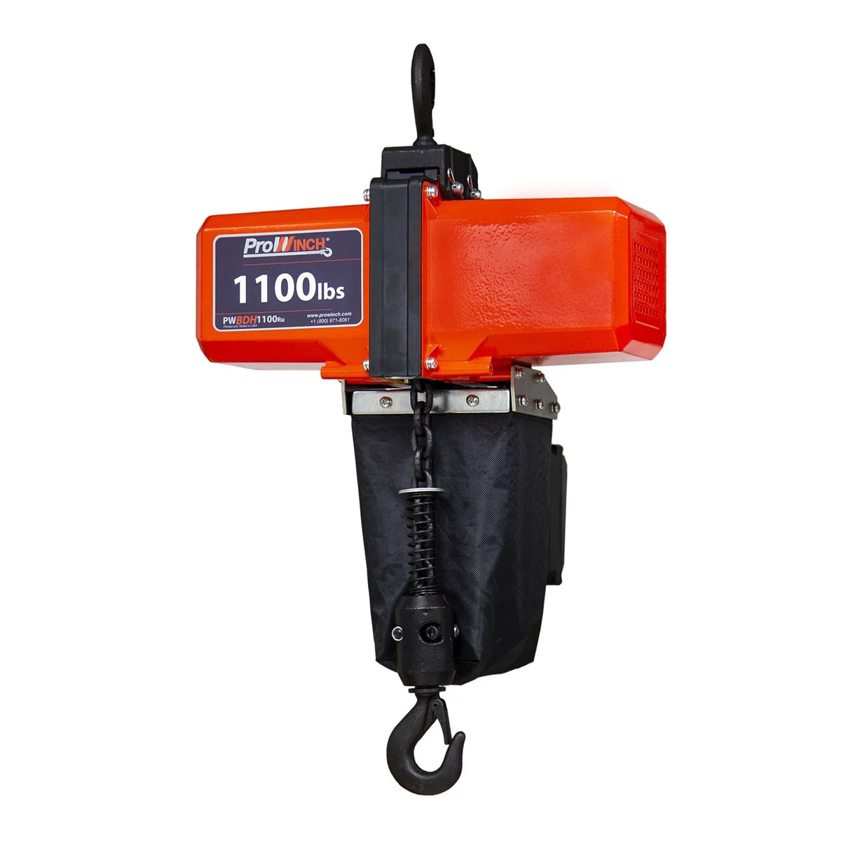110V Hoist 10 ft Chain Lb Ton 1100 Prowinch Mini 1/2 Electric Chain Wireless