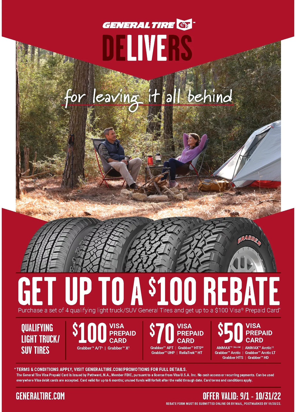 1995-2002 Tire Tahoe Fits: Grabber 2015 Pro, 120 S General Tacoma X Chevrolet 245/75R16 A/T TRD Toyota LT
