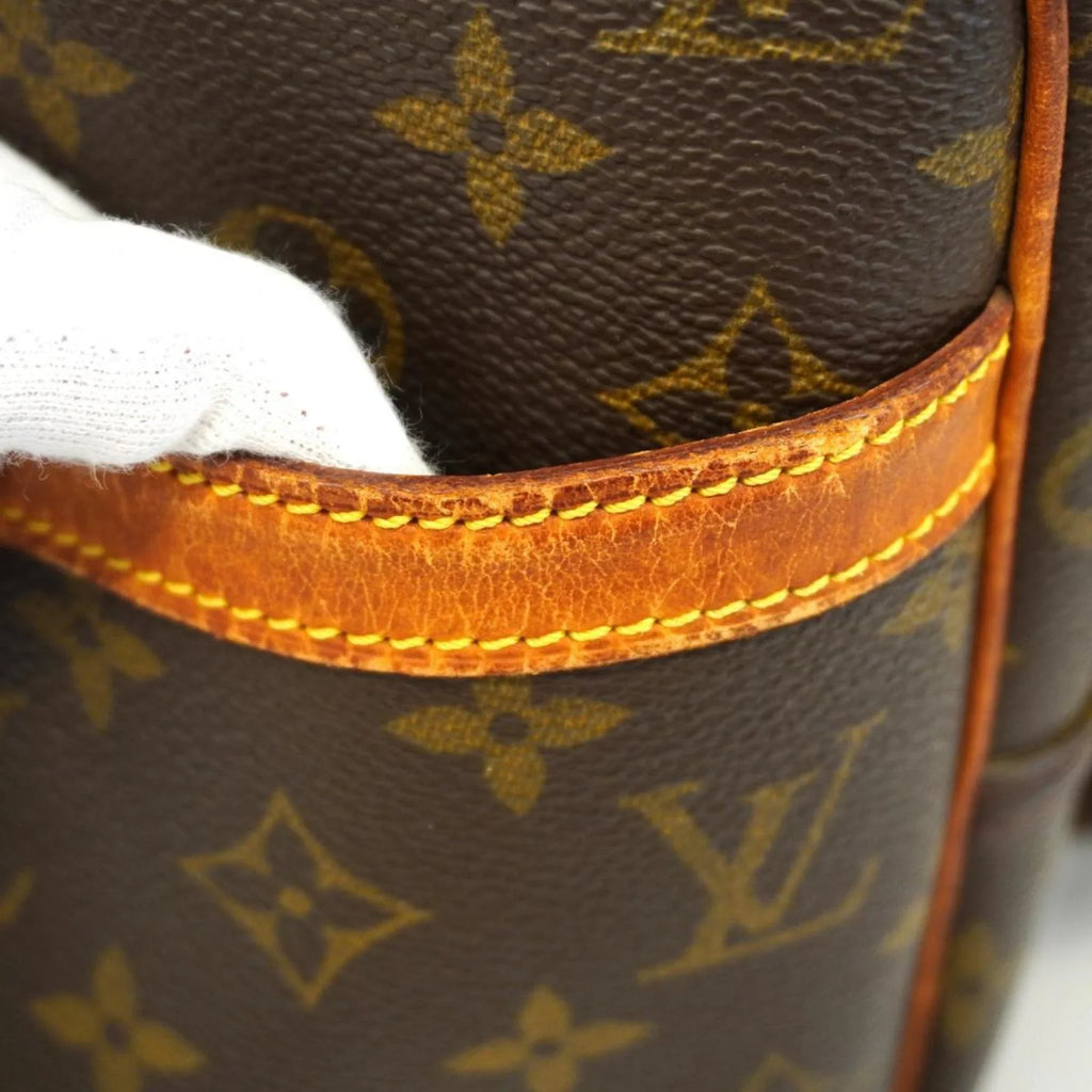 Louis (Good) PM Monogram Brown Reporter Bag Pre-Owned Ladies M45254 Vuitton Shoulder