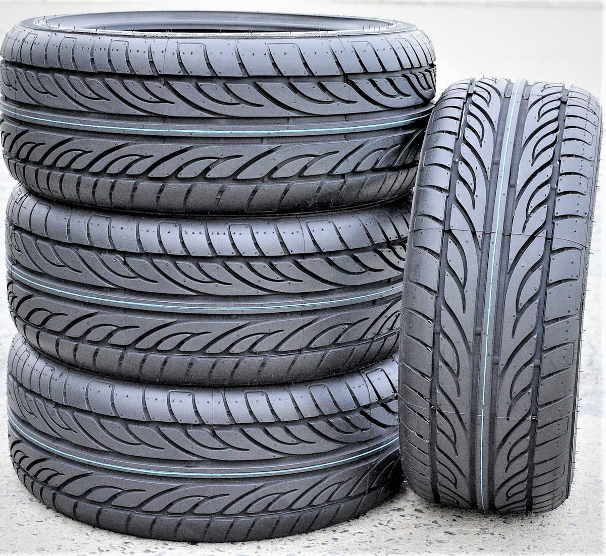 84W Ford Fits: Hena (FOUR) of Tires 2012 500 A/S 205/40R17 ST, Forceum 4 XL Performance ZR Fiesta High Set 2014-19 Abarth Fiat