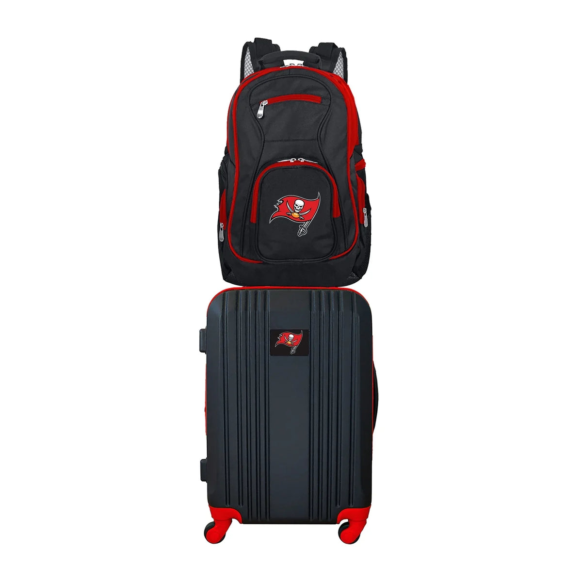 2-Piece and Set Buccaneers Tampa Backpack Bay NFL Luggage