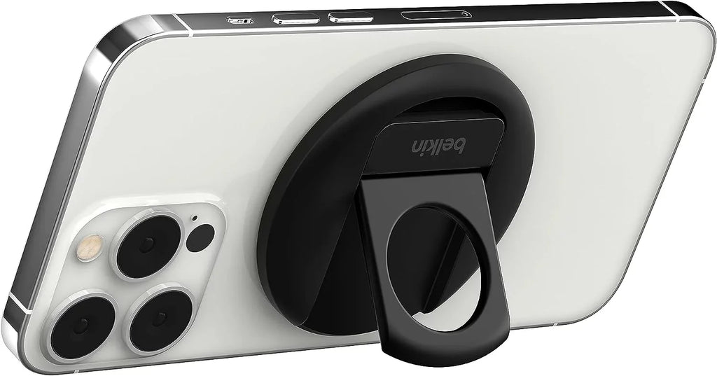 Continuity iPhone Turn Compatible Pro, Mount, iPhone Webcam, Mount MacBook, Air, iPhone Camera 13, to MacBook with Camera for 15, iPhone - Black Belkin MagSafe 14, 12 iPhone iPhone iPhone