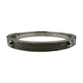 Michael Bracelet - Bangle Astor Kors Stud MKJ2746040 Crystal Pave Silver-Tone