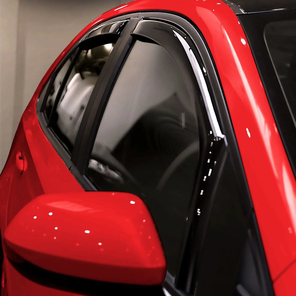 Durable Rain Toyota Guards Sedan, 200521 2020-2024 4 Window Glass Vent Voron Extra Pieces Visors, - Window for Corolla Deflectors, in-Channel