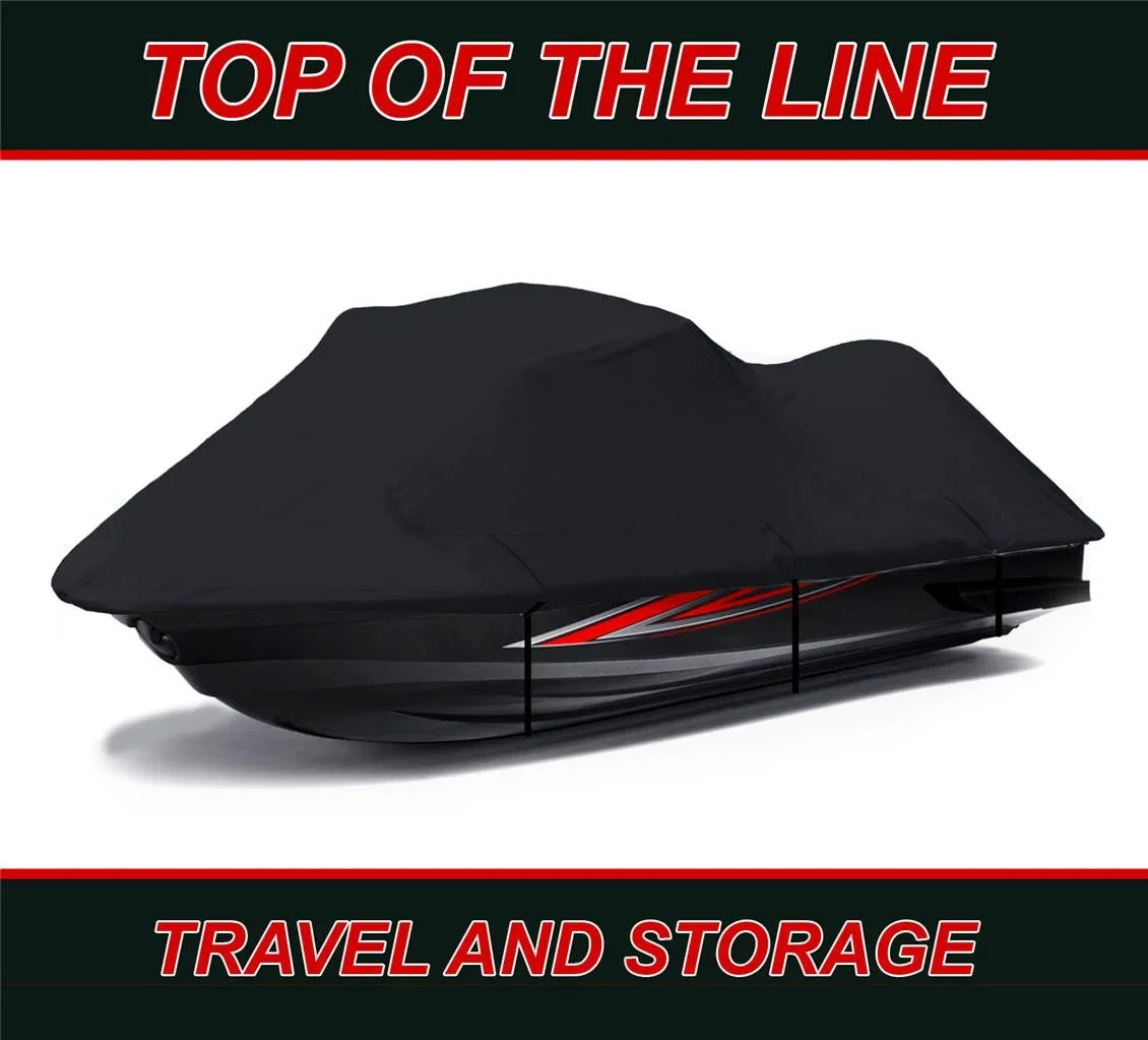 PWC Compatible 1-2 BLACK Seater Polaris Limited 2001 JET 600D for SKI Cover 785 Pro
