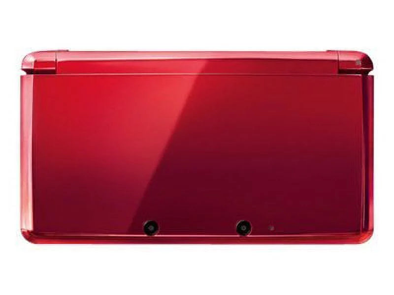 3DS game Nintendo - flame - Handheld red console