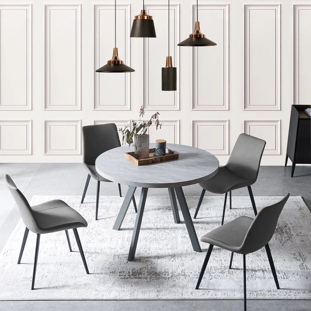Dining Dining Leisure Table Table Mid Table, Round INCH, Coffee Saving Century Round 35 Space Modern Set,