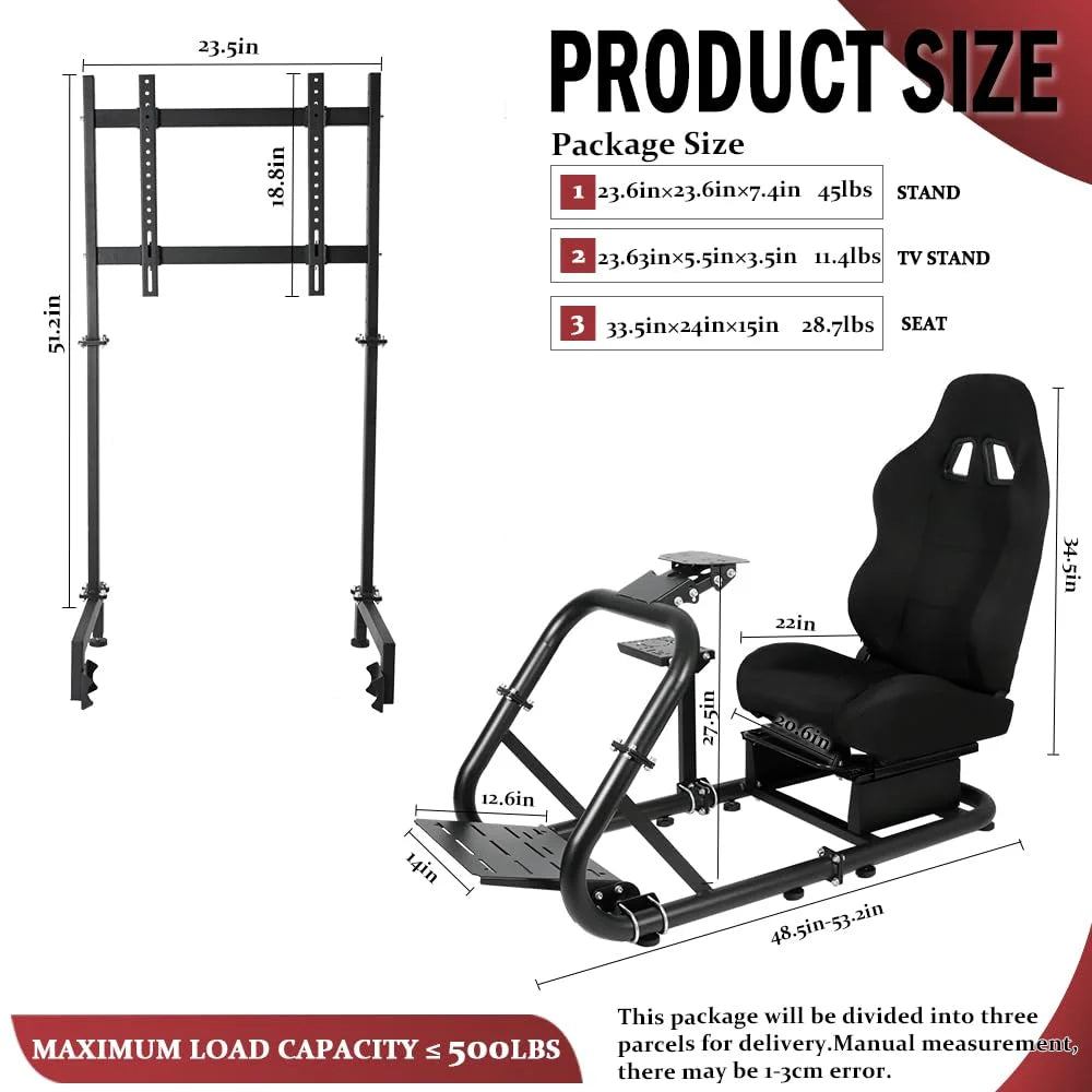 Logitech Sim Fanatec Supllueer with Racing G920 Seat TV G29 Fit Thrustmaster Stand & G923 Cockpit