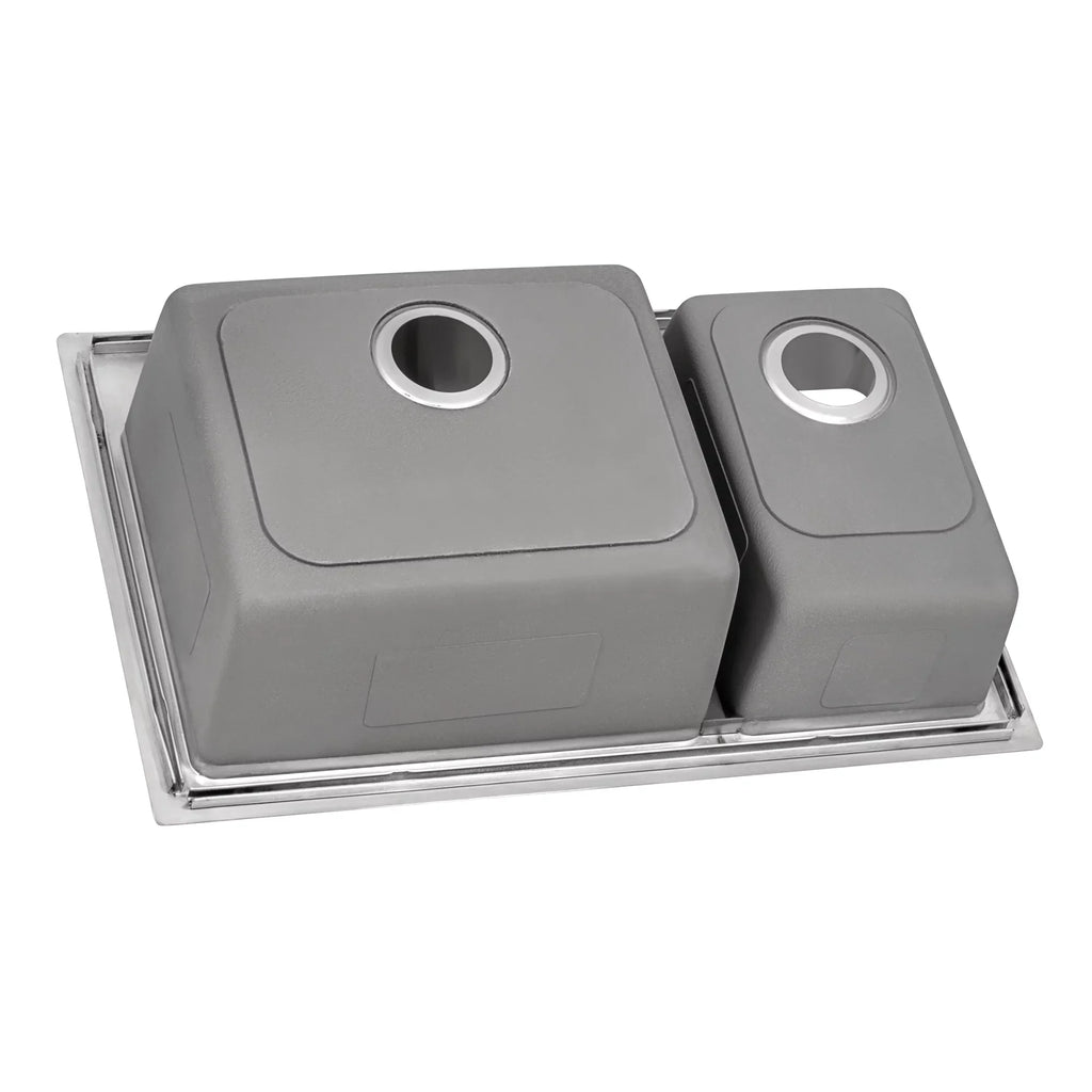 Topmount 22 x Ruvati 16 Gauge Kitchen Drop-in RVM5176 inch 33 Sink