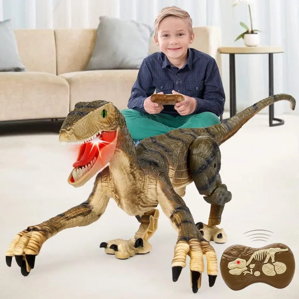 '- Walking and Remote Girls Toys 3-5, Toy with Age Brown Boys Sounds Old Gifts Years Boys Ctrl Dinosaur Dinosaur for T-Rex JBee Lights RC Control 5-7, for Kids 8-12 Robot