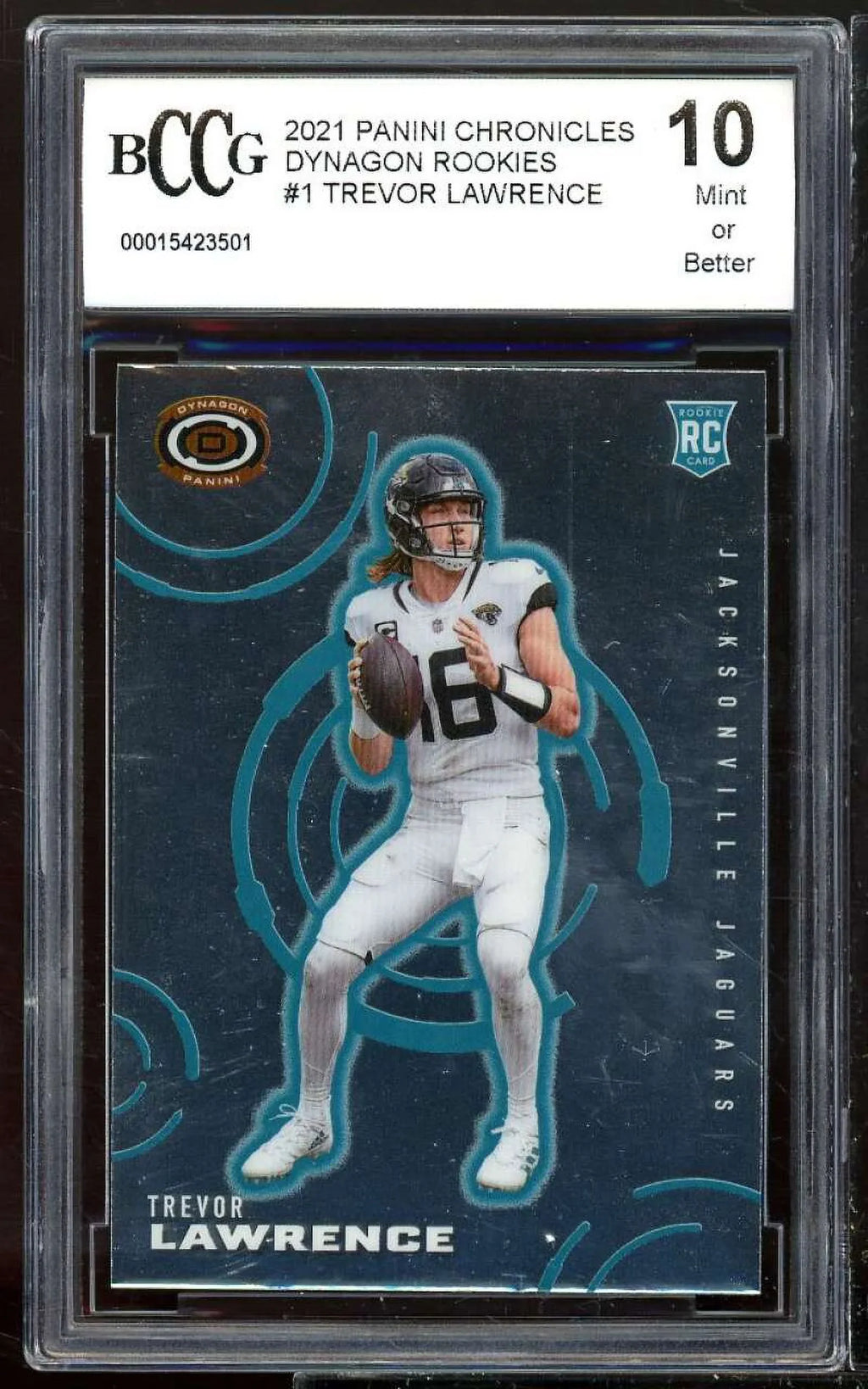 #1 Rookies BCCG Panini Card Mint+ Lawrence Trevor Chronicles 2021 Dynagon 10