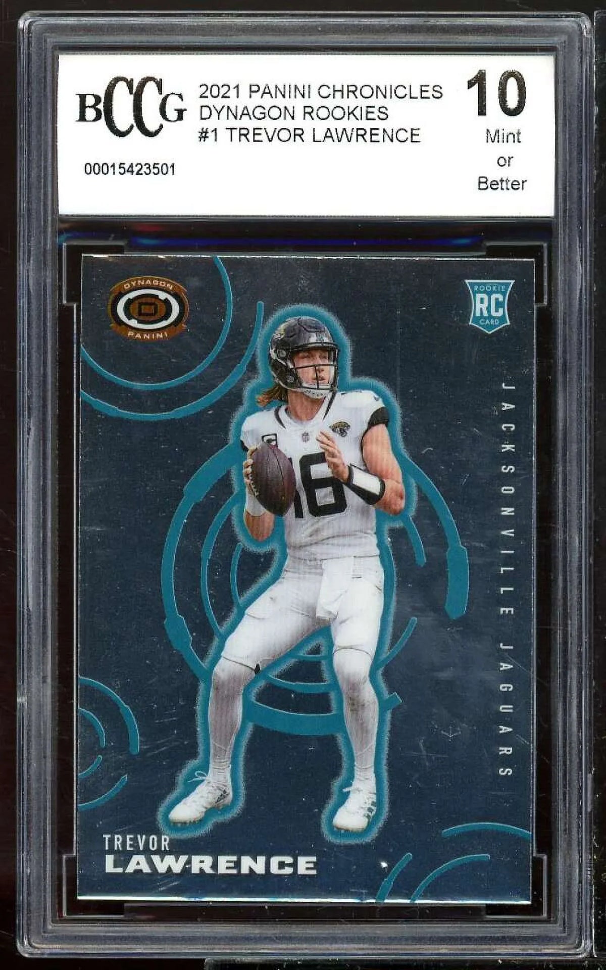 #1 Rookies BCCG Panini Card Mint+ Lawrence Trevor Chronicles 2021 Dynagon 10