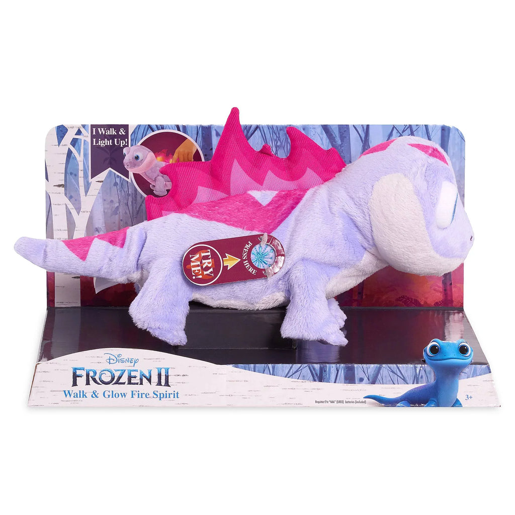 Bruni Box Frozen Salamander & Fire the Walk Spirit II Disney with New Plush Glow