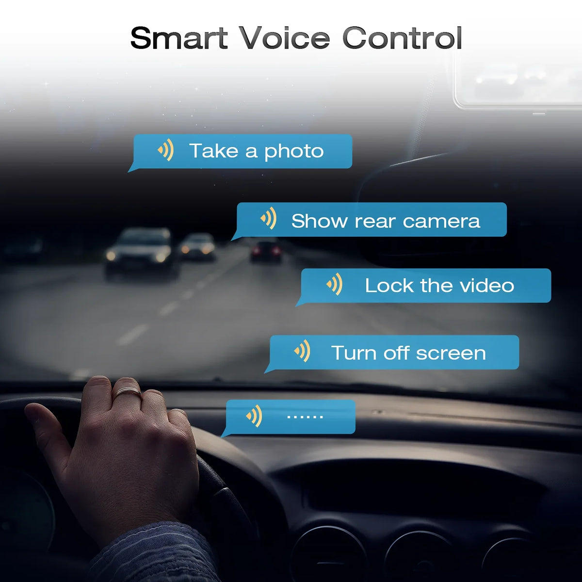 Parking Cam, GPS TOGUARD Rear Assist, Parking Touch 4K+1080P Mirror View 12" and Monitoring, Front Screen Camera, Rear Dash