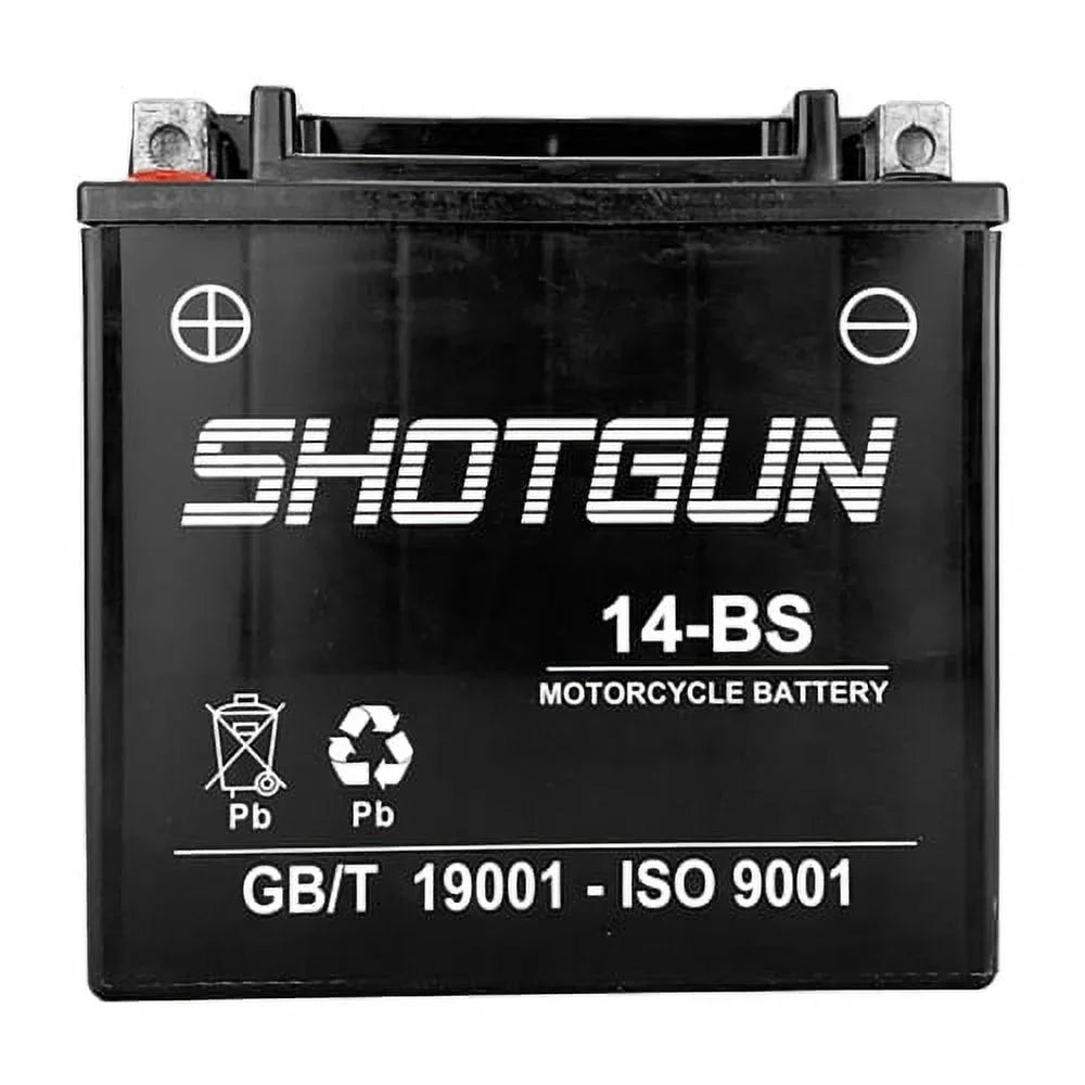 Honda Powersports Shadow 2002 V11100C3 2001 Battery YTX14-BS Shotgun Aero For Replacement
