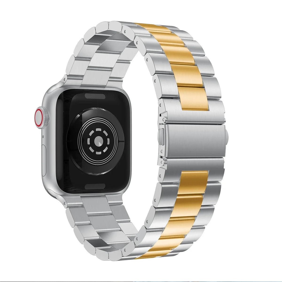 Steel & VL-SS002GLD-45 Tone mm Band Stainless Gold 42-44-45-49 Silver for Odash Apple Watch, Two