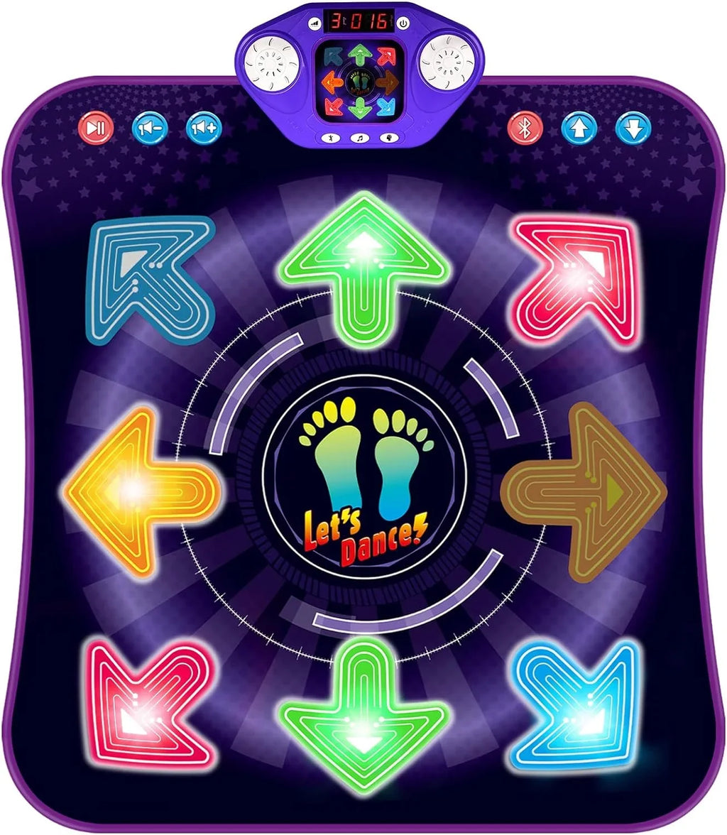 Dance 8 Year Wireless 7 Dance 4 Game Bluetooth, Toys PAFOLO Year 5 for Light 5 Old Old Girls for Up 9 Boy Modes, with 8-Buttons & with Gifts Mat Dance Toy Kids, 10+ 6 Easter 3 3-12 Pad Music Xmas