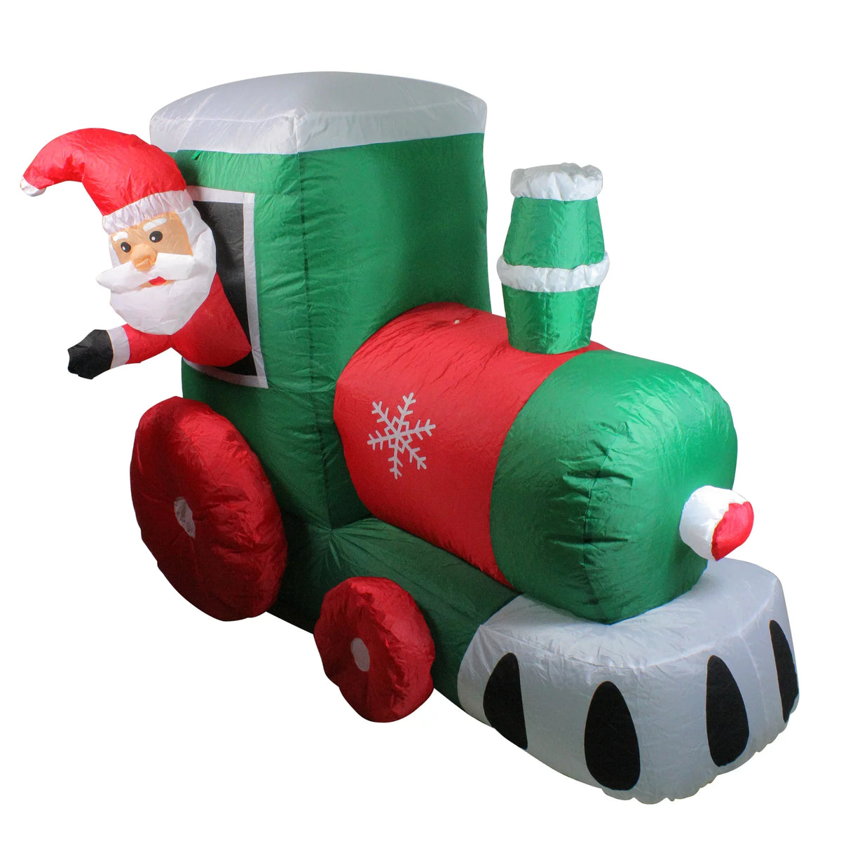 Locomotive Northlight Decoration Train Inflatable on 4.5' Outdoor Christmas Lighted Santa