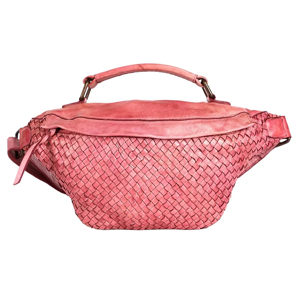 Never Handmade Nmbgm148C Bag Western Vintage Genuine Fanny Women Leather Pack Cowhide Handbag Purse Mind NM