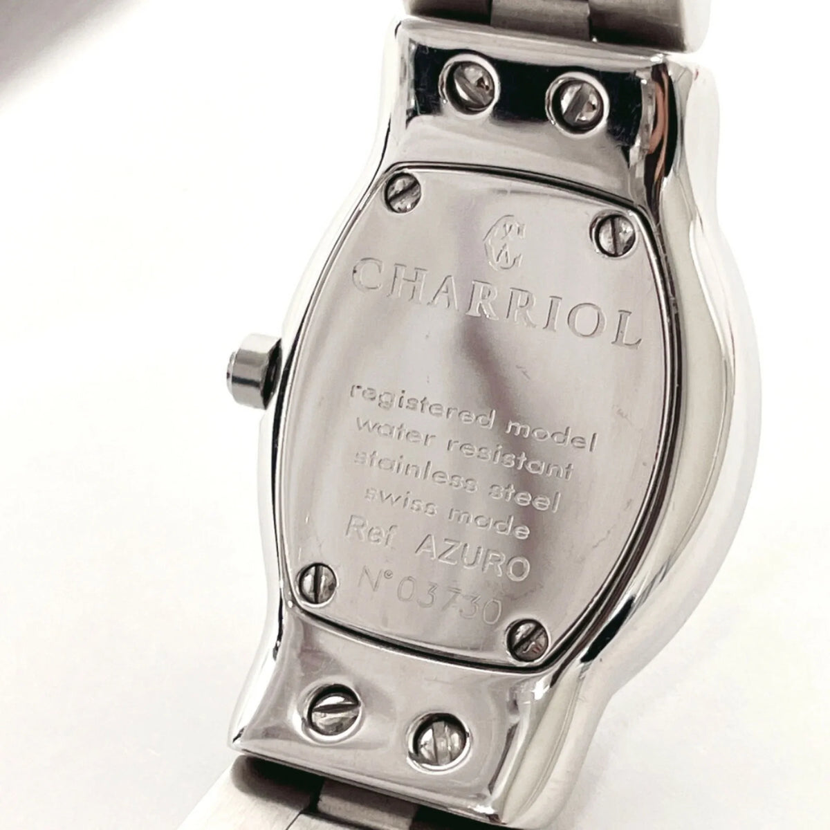 Watch F3102467 AZURO300900 Women's Stainless Silver Steel Azzurro CHARRIOL Pre-Owned (Good) Charriol