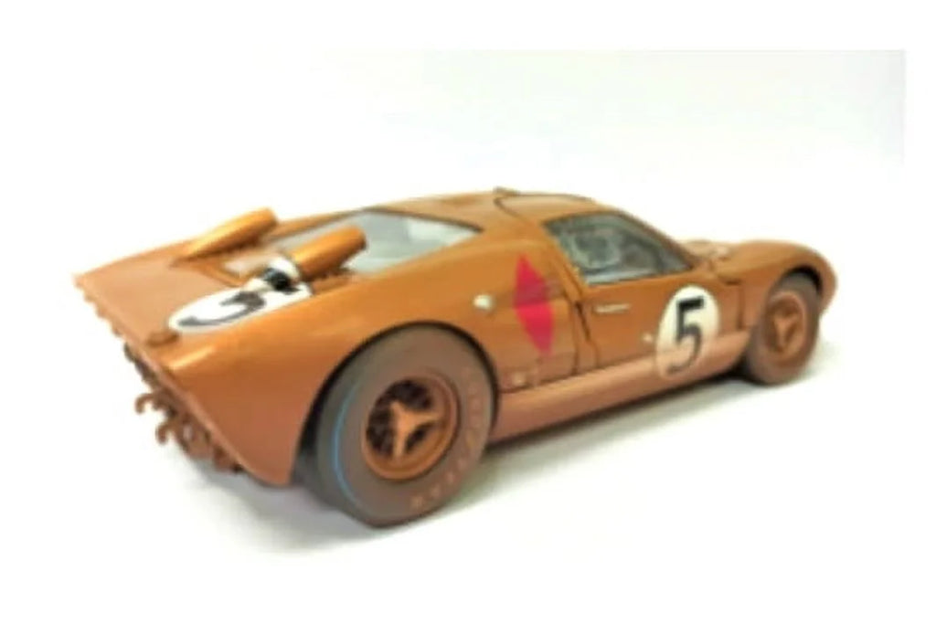 II Model SC430G MK - (Dirty Toy Collectibles Gold 1/18 - After scale Diecast Version), Ford #5 1966 Race GT-40 Car Shelby