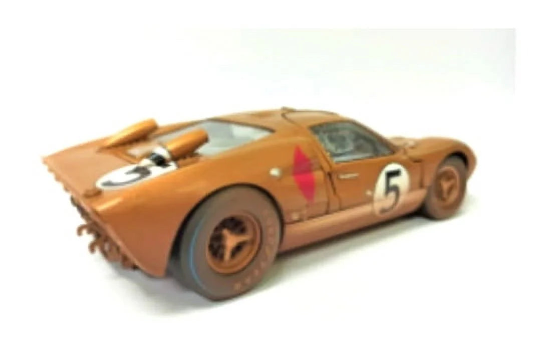 II Model SC430G MK - (Dirty Toy Collectibles Gold 1/18 - After scale Diecast Version), Ford #5 1966 Race GT-40 Car Shelby
