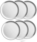 & Tray Kitchen 6 11” Tray Aluminum of Restaurants for Bakeware TrueCraftware- Tray Pizza Pizza - Home Pan Round Pizza Baking Tray Round Style Coupe Baking Set Pizzeria Pan