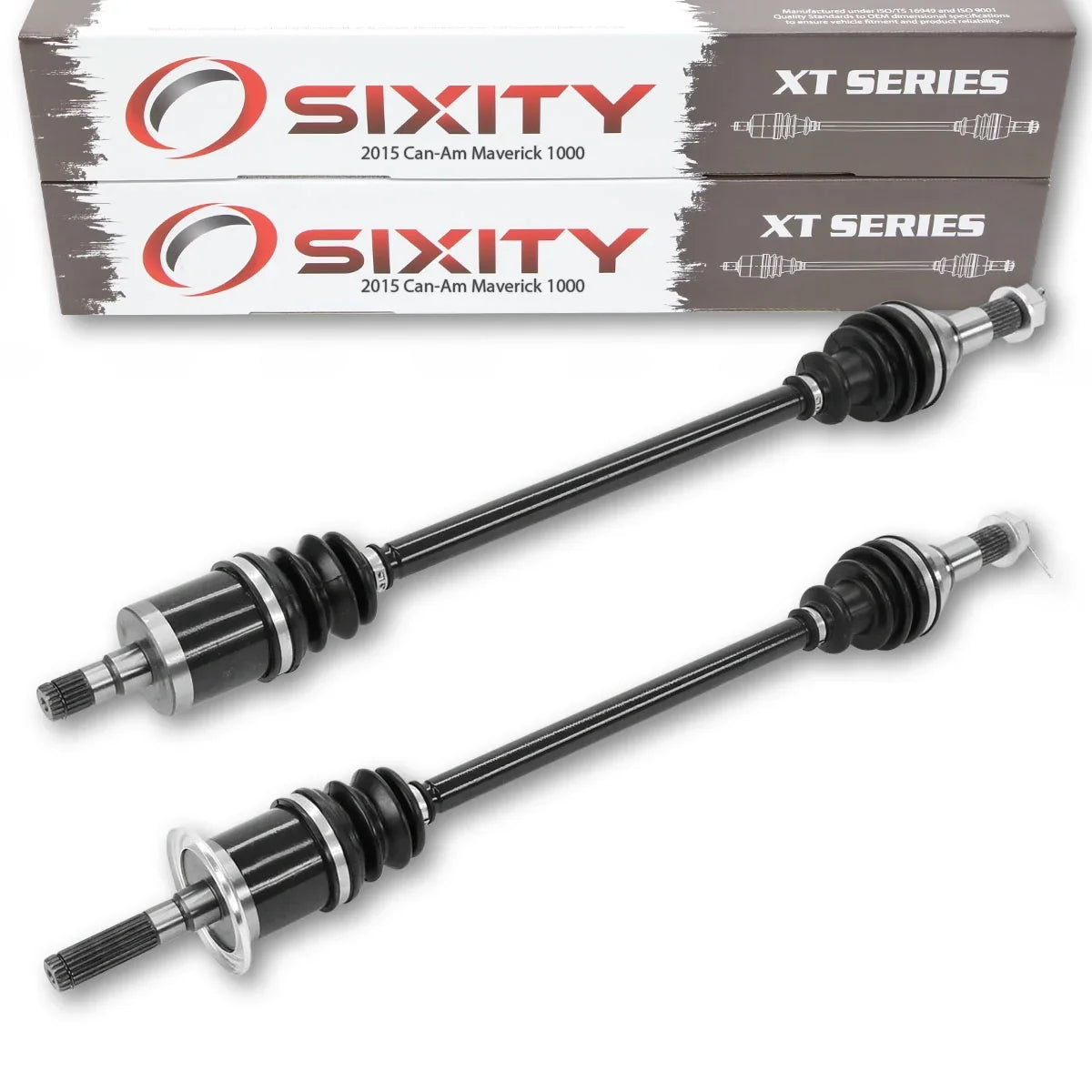 with Right - 1000 Left compatible XDS 2 Sixity Can-Am Maverick XT 2015 pc Front Axle 4X4 DPS
