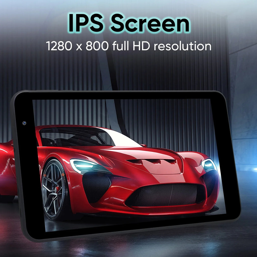 Processor Tablets RAM IPS with 32GB Quad-Core Camera, Dual ROM, 1280x800 weelikeit inch Display, 8 Bluetooth5.0(Black) 13 WiFi, with Android 4(3+1)GB Tablet Tablet PC