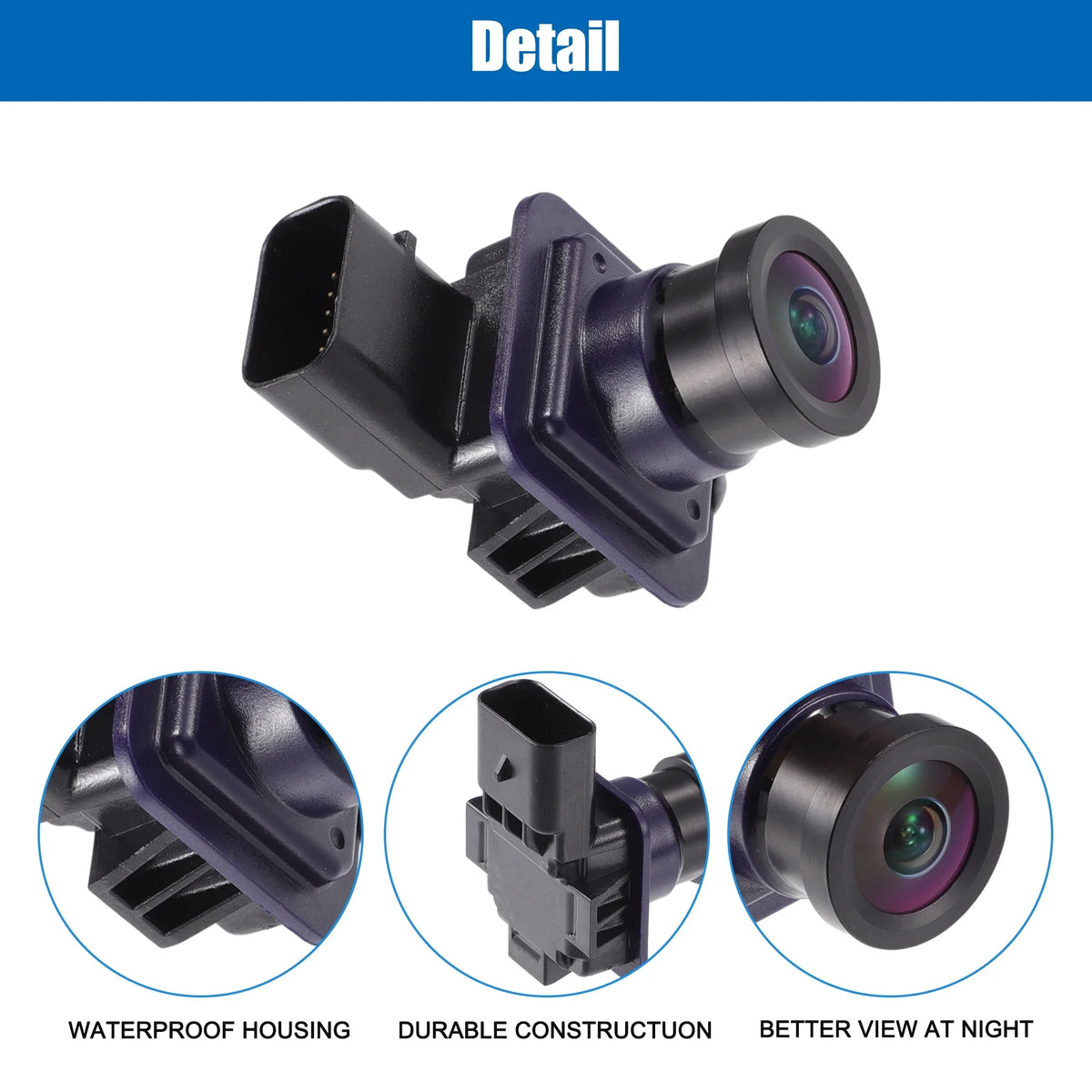 Assist Unique No.F2GZ19G490A Camera Edge for Wide Ford Rear 15-18 Bargains View Reverse Up Car Back Park Camera Angle