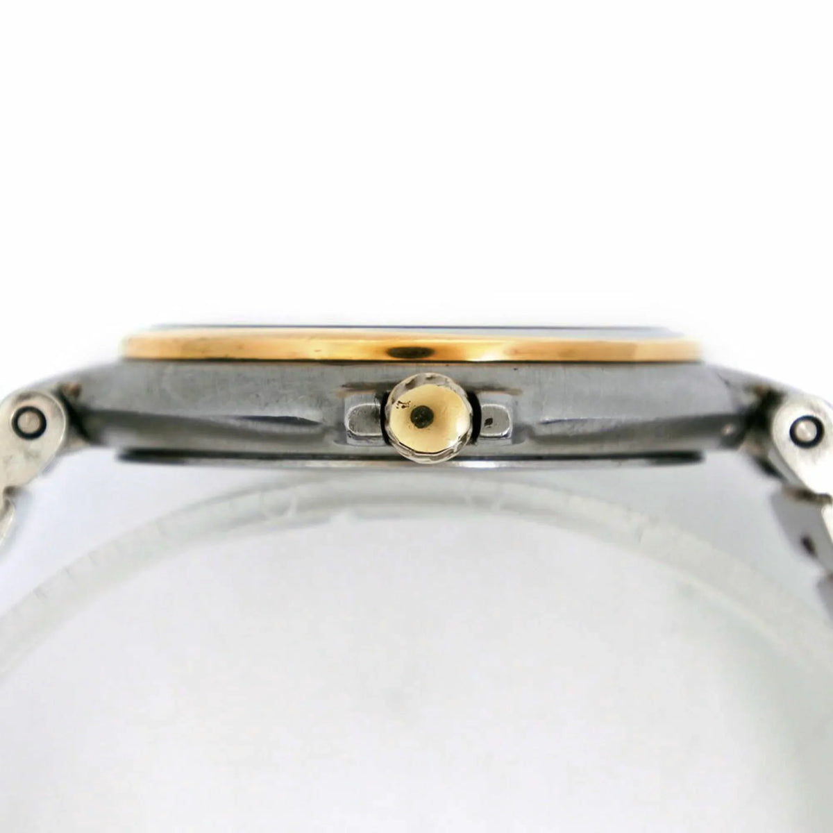 Dial Millennium (Fair) Made Silver Boys Analog Watch Swiss Pre-Owned Gray Steel Dunhill Quartz Stainless Display