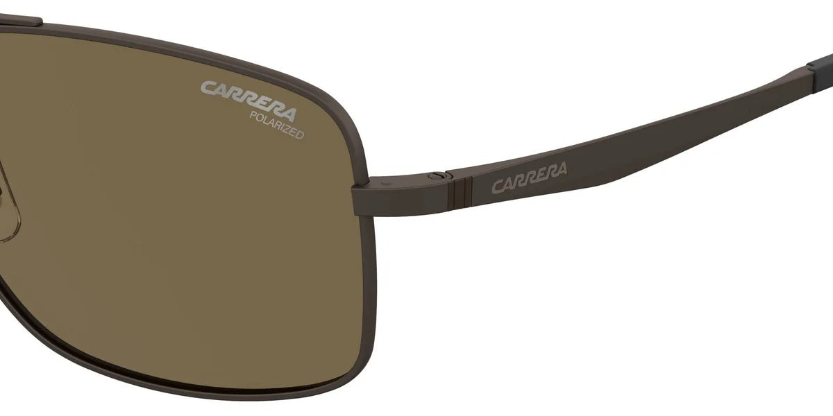 Rectangular Polarized Men's Bronze CARRERA 009Q/SP Sunglasses 60 8040/S Carrera