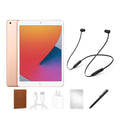 Refurbished stylus BUNDLE Gen, Apple Bundle. INCLUDES: Beats Protector, (8th only, 2020) charging Flex Screen 32GB, Beats 8 iPad pen, Case, Wi-Fi Headphones, iPad accessories. Gold,