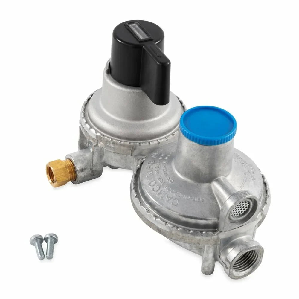 Maintains to a Tank Auto With RVs Regulator- Full For Propane with Dual Propane Double-Stage Tanks Empty Change Auto-Changeover Pressure Hookups, From Constant Camco Gas (59005)