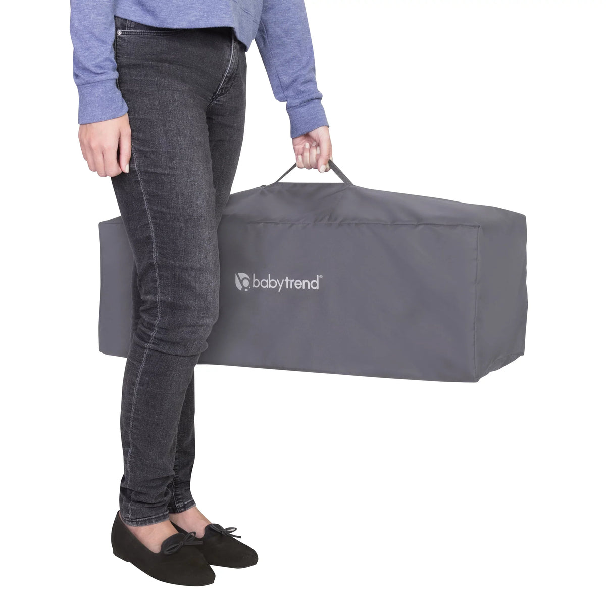 Blue, with - Baby Trend Bag Portable Twinkle Travel Nursery Playard Unisex Center