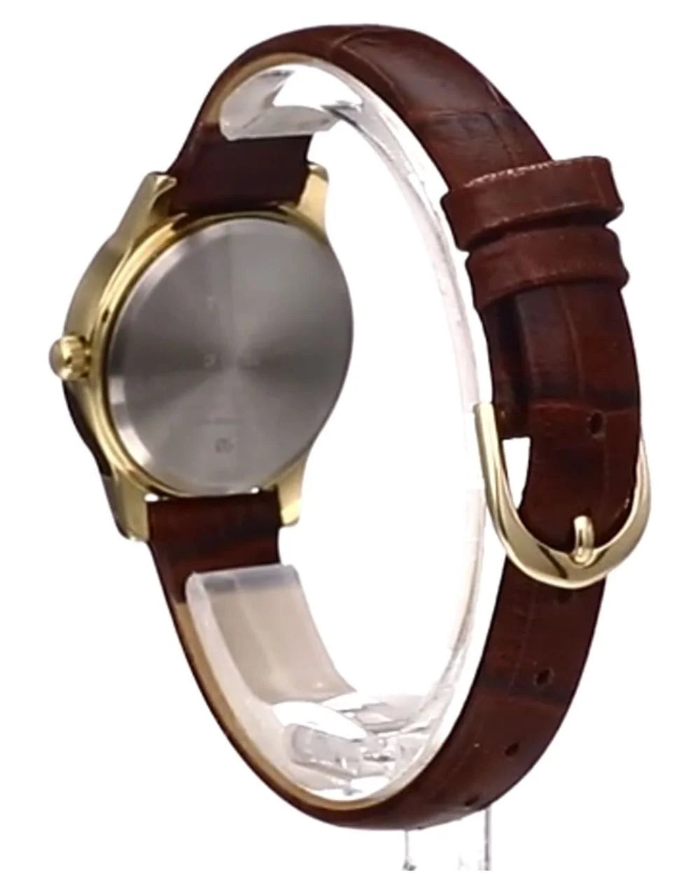 Essex Leather Timex Dress Avenue Watch, 25mm Gold/Burgundy/MOP Strap Women's