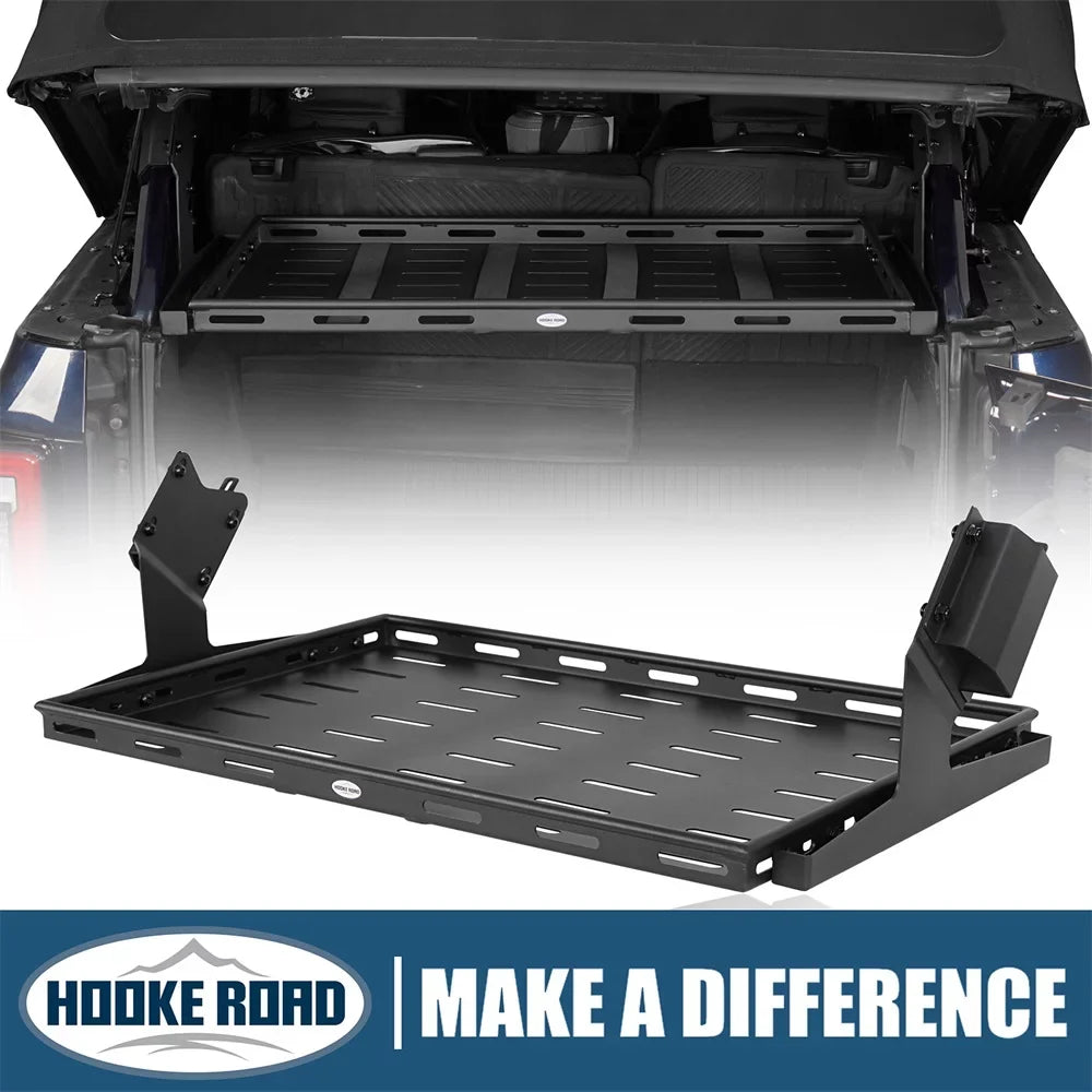 Road Box Ford Hooke Luggage Fit Rear 2021-2023 Cargo Bronco 4-Door Rack Black Basket