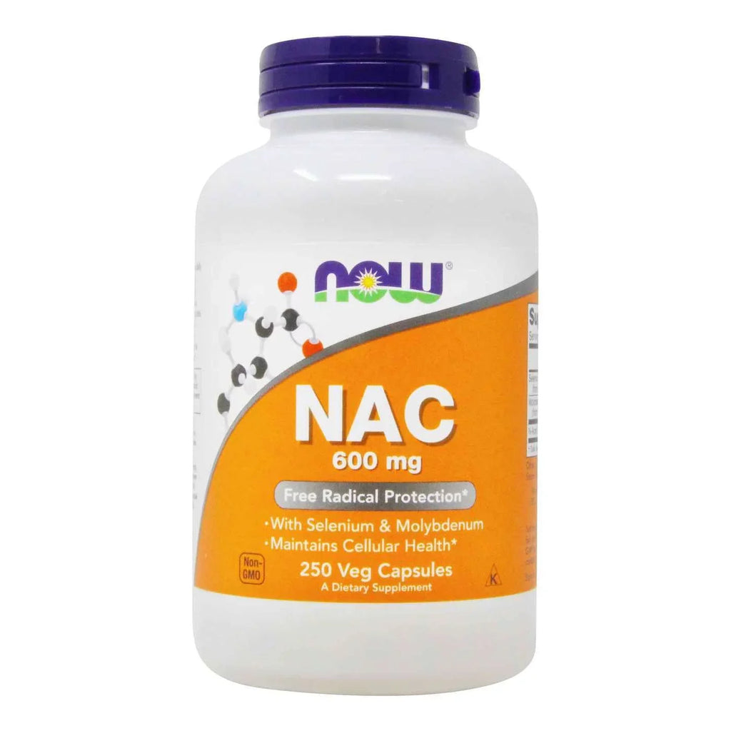 600 Foods Now 250 Nac - Veg Mg Capsules