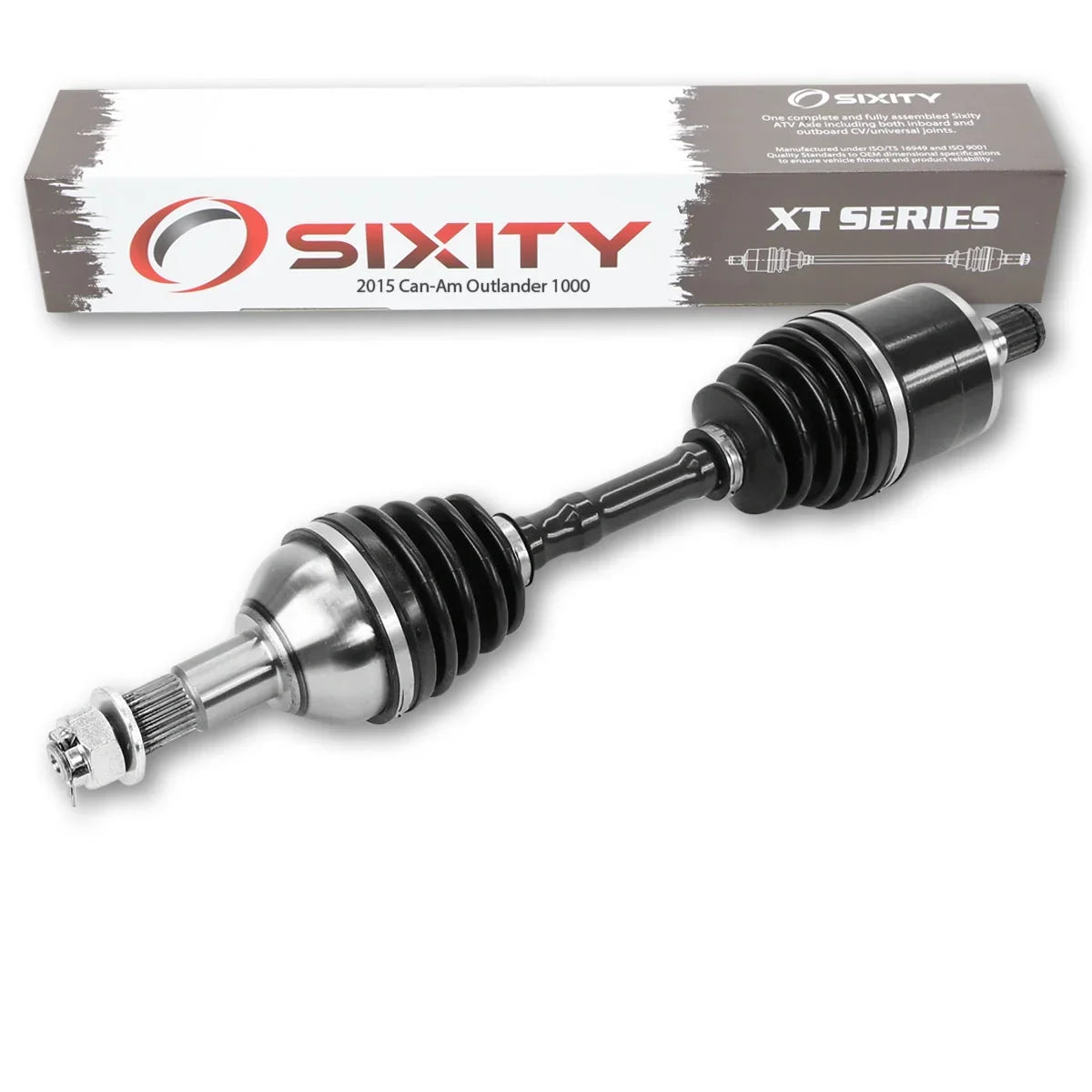 Right Rear compatible Sixity Axle 4X4 - Can-Am EFI 2015 1000 Outlander XT with