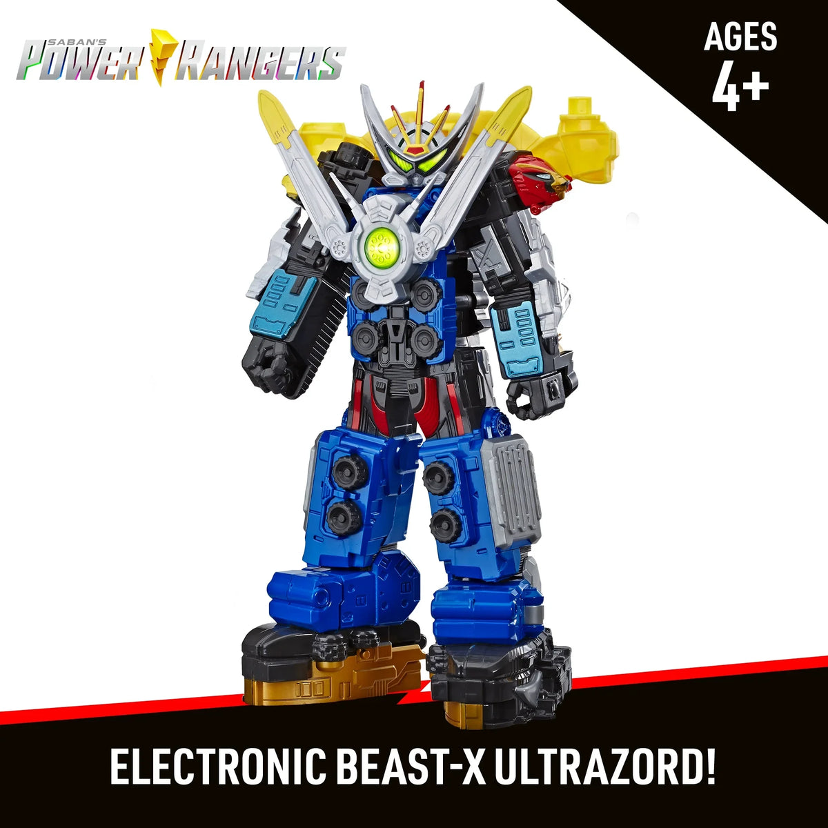 Boys for Ultrazord Girls Beast Morphers and Action Toy X Figure Power Rangers: Kids (5")