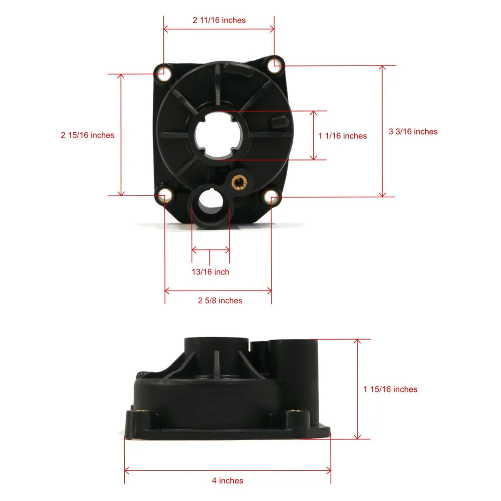 ROP Water Transom 60 For HP E60TLCUC The Kit Impeller Shop Outboard, 1987 15" | Evinrude Pump